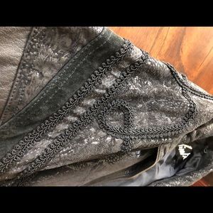 Vintage Western Style Leather Winlit Jacket